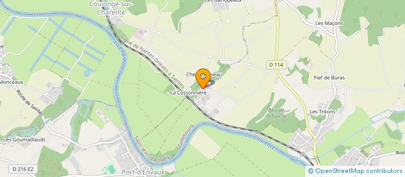 localisation de l'entreprise VILLA DE LA BELLE GABRIELLE  TAILLEBOURG