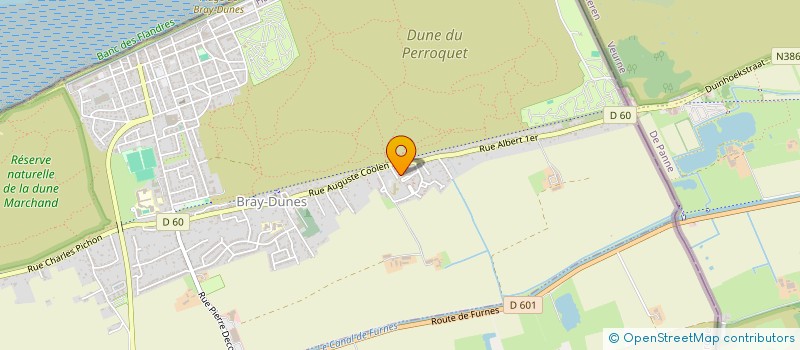 localisation de l'entreprise VILLA DE LA GARE  BRAY-DUNES