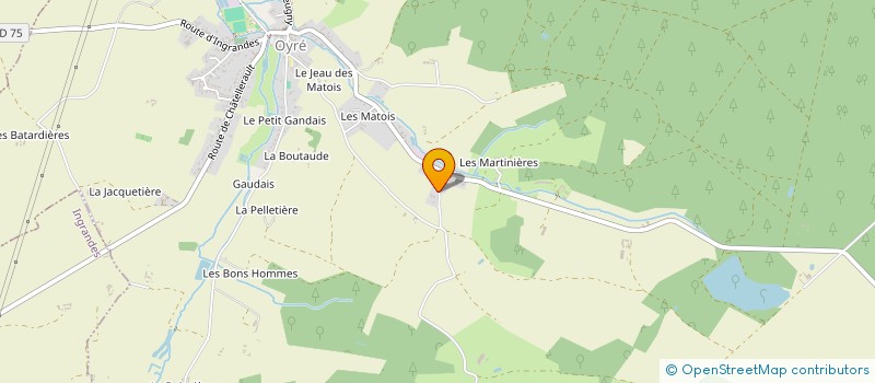 localisation de l'entreprise VILLA DE LA LUNOTERIE  OYRE