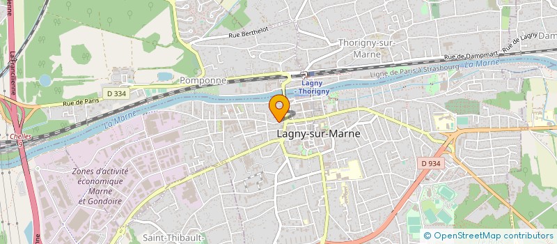 localisation de l'entreprise VILLA DE LATTRE DE TASSIGNY  LAGNY-SUR-MARNE