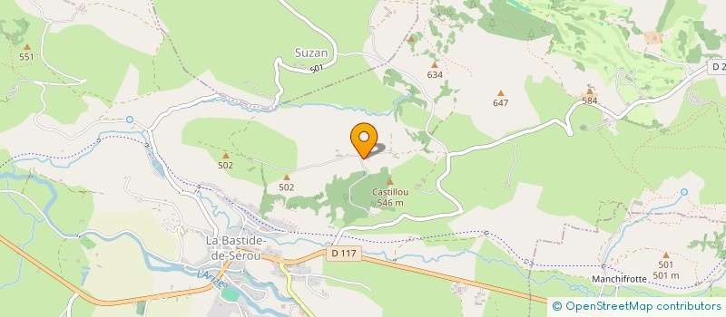 localisation de l'entreprise VILLA DEFRANCE à LA BASTIDE-DE-SEROU