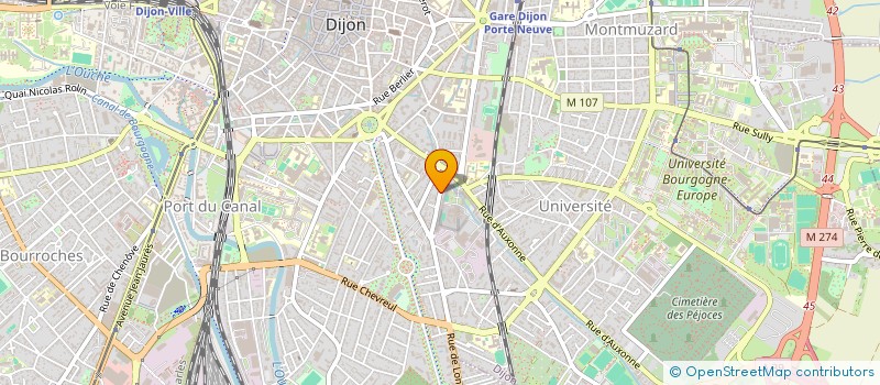 localisation de l'entreprise VILLA DELLA ROSA à DIJON