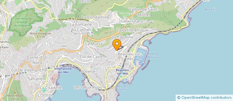 localisation de l'entreprise VILLA DELOS à BEAULIEU-SUR-MER