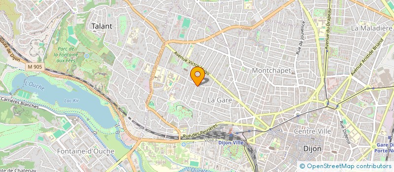 localisation de l'entreprise VILLA DEMESSE à DIJON