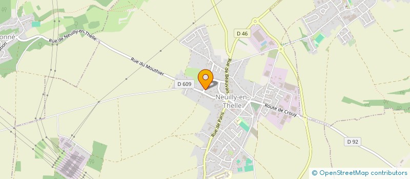 localisation de l'entreprise VILLA DES ARTISTES  NEUILLY-EN-THELLE