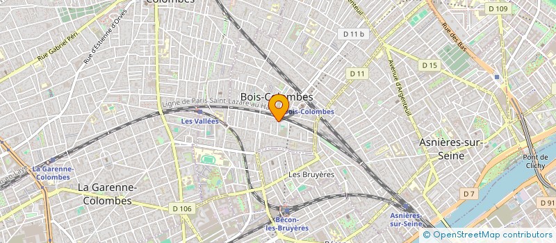 localisation de l'entreprise VILLA DES BOIS  BOIS-COLOMBES