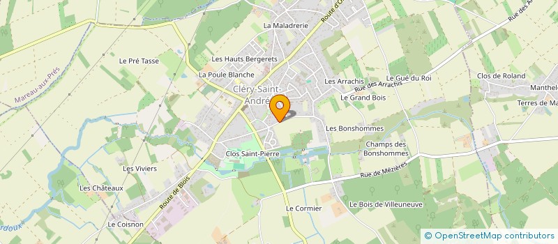 localisation de l'entreprise VILLA DES BORDES à CLERY-SAINT-ANDRE