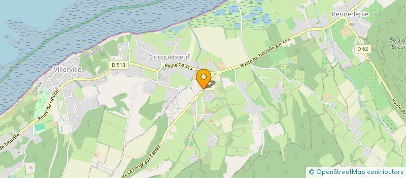 localisation de l'entreprise VILLA DES FLEURS  PENNEDEPIE