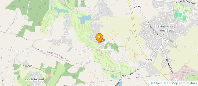 localisation de l'entreprise VILLA DES GALETS  SAINT-ANDRE-DES-EAUX