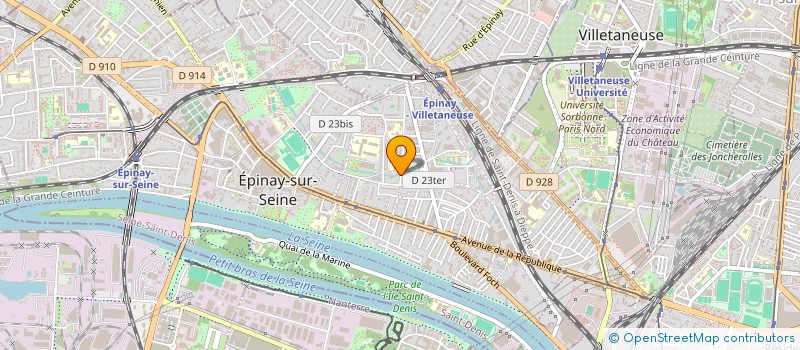 localisation de l'entreprise VILLA DES LYS BLANCS à EPINAY-SUR-SEINE