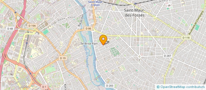 localisation de l'entreprise VILLA DES NYMPHES à SAINT-MAUR-DES-FOSSES