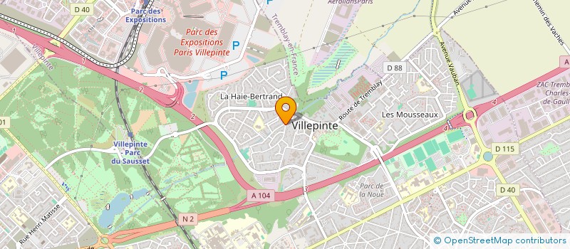 localisation de l'entreprise VILLA DES OLIVIERS à VILLEPINTE