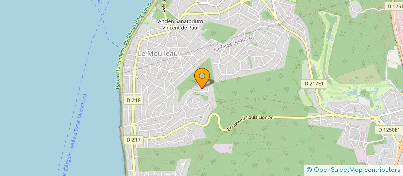 localisation de l'entreprise VILLA DES ORANGERS à LA TESTE-DE-BUCH