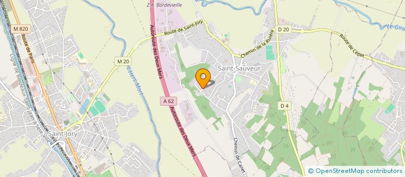 localisation de l'entreprise VILLA DES ORCHIDEES  SAINT-SAUVEUR