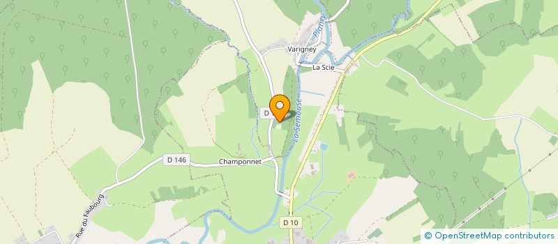 localisation de l'entreprise VILLA DES PINS  DAMPIERRE-LES-CONFLANS