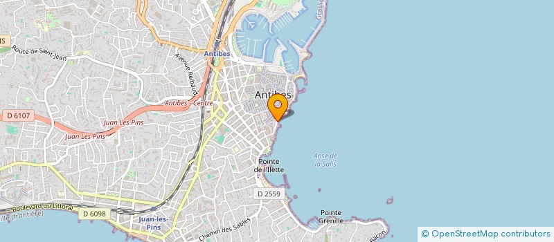 localisation de l'entreprise VILLA DES REVES à ANTIBES