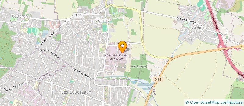 localisation de l'entreprise VILLA DES RIBATTES  COURTRY