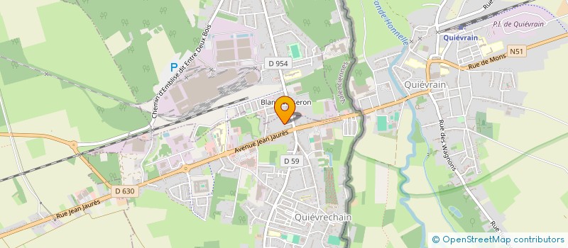 localisation de l'entreprise VILLA DES ROSES  QUIEVRECHAIN