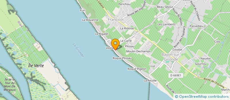 localisation de l'entreprise VILLA DES ROSES  GAURIAC