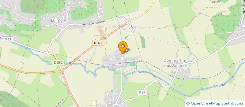 localisation de l'entreprise VILLA DES ROSES  DOMMARTIN-SOUS-AMANCE