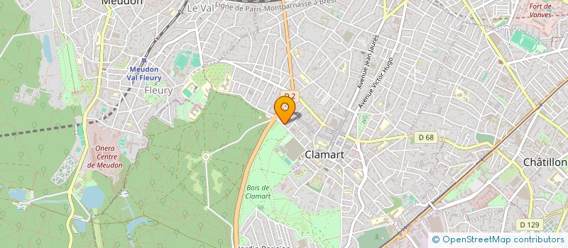 localisation de l'entreprise VILLA DES TROIS ETANGS  CLAMART