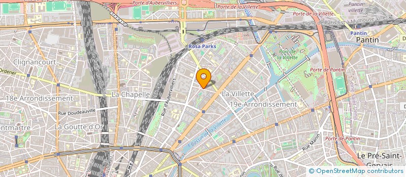 localisation de l'entreprise VILLA DU BONHEUR  PARIS