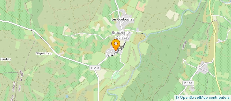 localisation de l'entreprise VILLA DU BRESTALOU  BROUZET-LES-QUISSAC