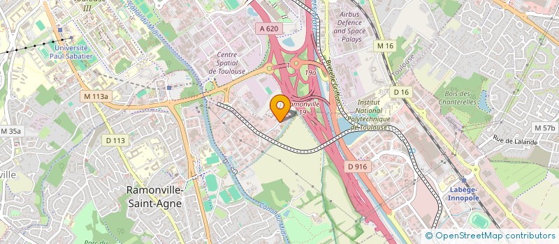 localisation de l'entreprise VILLA DU CANAL  RAMONVILLE-SAINT-AGNE