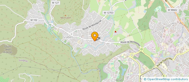 localisation de l'entreprise VILLA DU MOULIN  GRABELS
