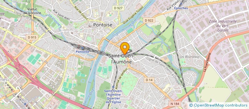 localisation de l'entreprise VILLA DU PARC  SAINT-OUEN-L'AUMONE