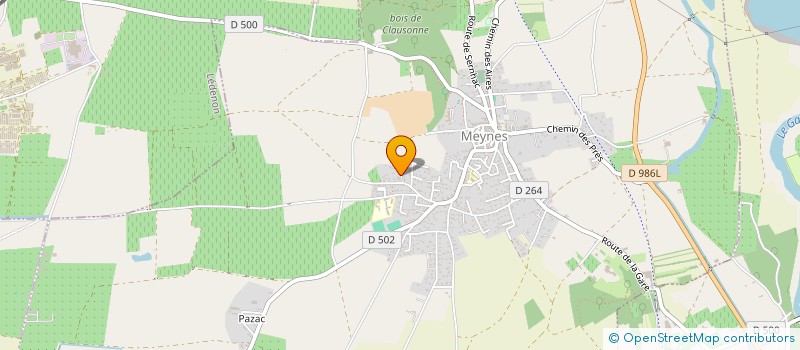 localisation de l'entreprise VILLA DU PARC  MEYNES
