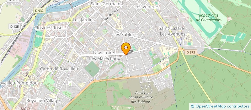 localisation de l'entreprise VILLA DU TILLEUIL  COMPIEGNE