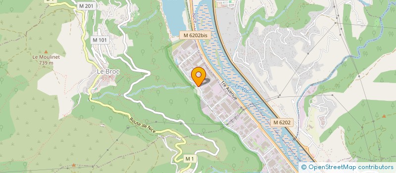 localisation de l'entreprise VILLA DURANDY à CARROS