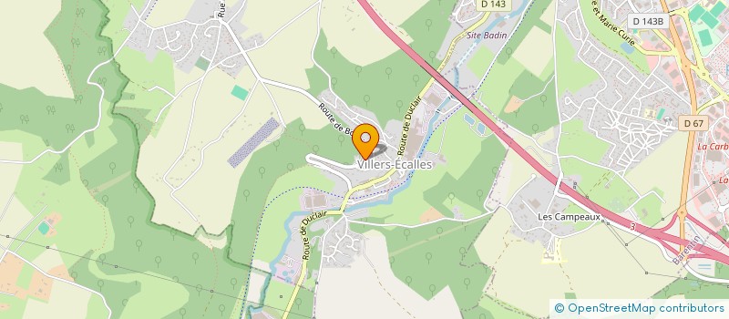 localisation de l'entreprise VILLA ECALLES  VILLERS-ECALLES