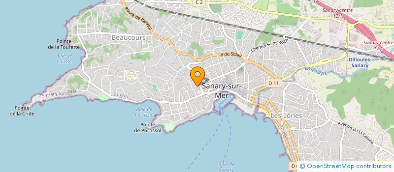 localisation de l'entreprise VILLA EL NIDO à SANARY-SUR-MER