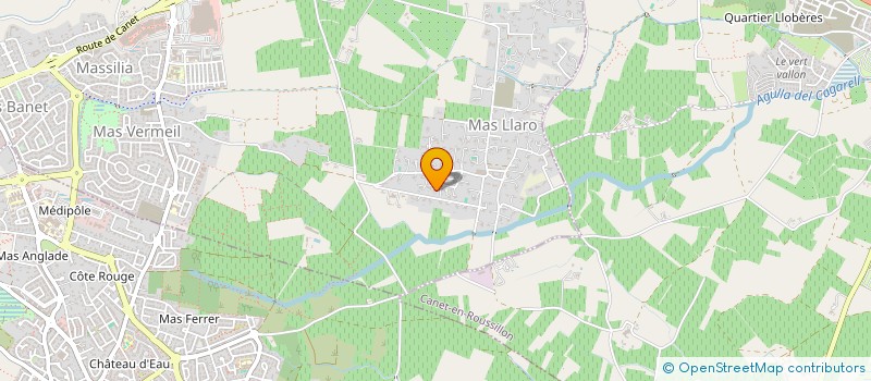 localisation de l'entreprise VILLA ELISA à PERPIGNAN
