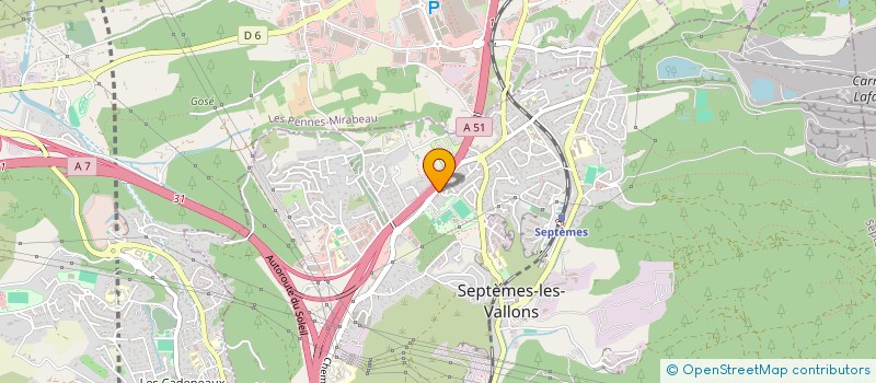 localisation de l'entreprise VILLA EMMA  SEPTEMES LES VALLONS