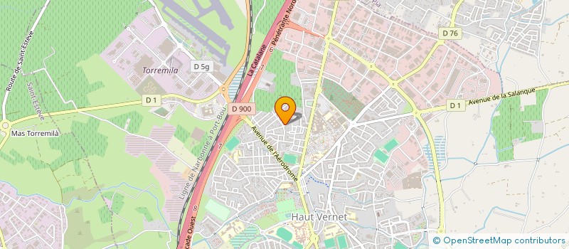 localisation de l'entreprise VILLA ENSOLEILLEE  PERPIGNAN