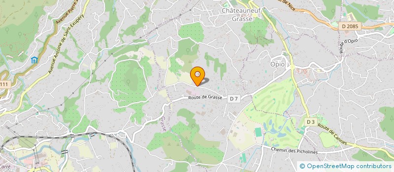 localisation de l'entreprise VILLA EVAMAX  CHATEAUNEUF-GRASSE