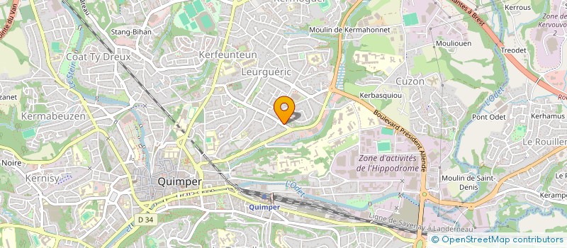 localisation de l'entreprise VILLA EXOTIQUE à QUIMPER
