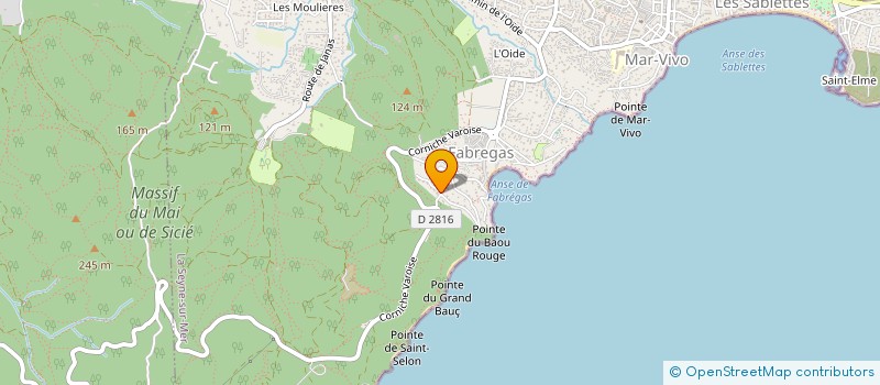 localisation de l'entreprise VILLA FABREGAS à LA SEYNE-SUR-MER