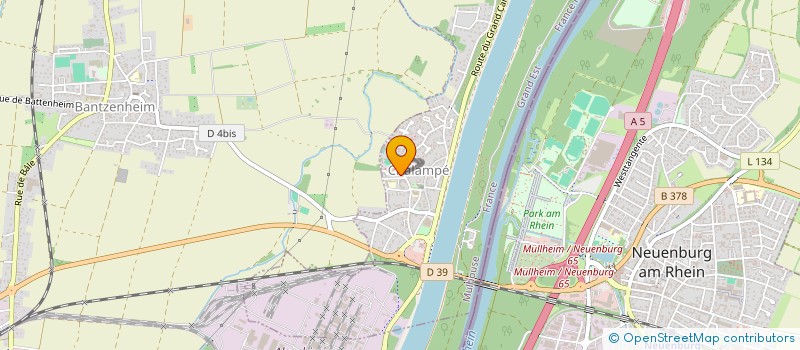 localisation de l'entreprise VILLA FAMILIALE LES GREVILLEAS  CHALAMPE