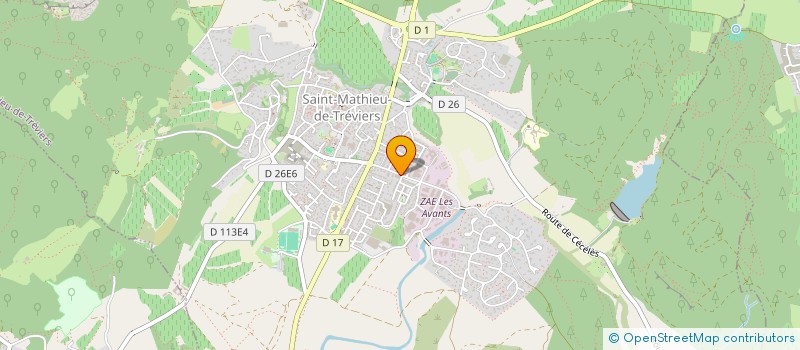 localisation de l'entreprise VILLA FARNIENTE  SAINT-MATHIEU-DE-TREVIERS