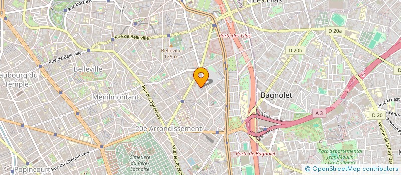 localisation de l'entreprise VILLA FLOR DNGA  PARIS