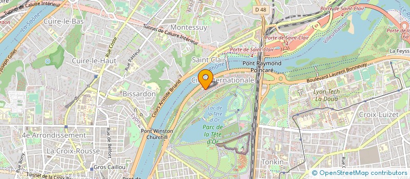 localisation de l'entreprise VILLA FLORA  LYON