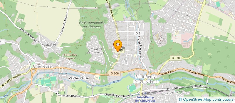 localisation de l'entreprise VILLA FLORA  CHEVREUSE