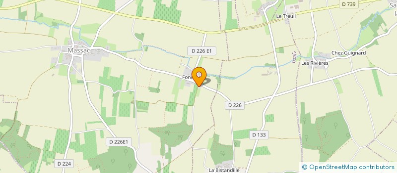 localisation de l'entreprise VILLA FONDOUCE  MASSAC
