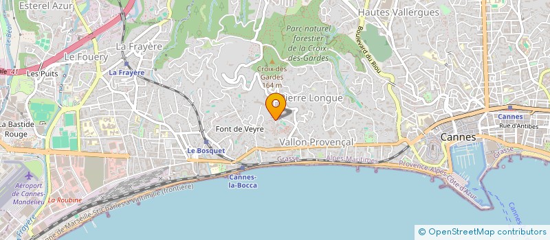 localisation de l'entreprise VILLA FRANCIA IMMOBILIER  CANNES