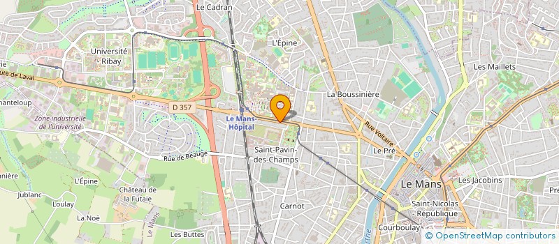 localisation de l'entreprise VILLA GABENA  LE MANS