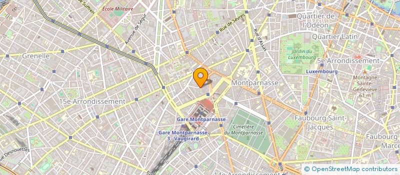 localisation de l'entreprise VILLA GABRIELLE à PARIS